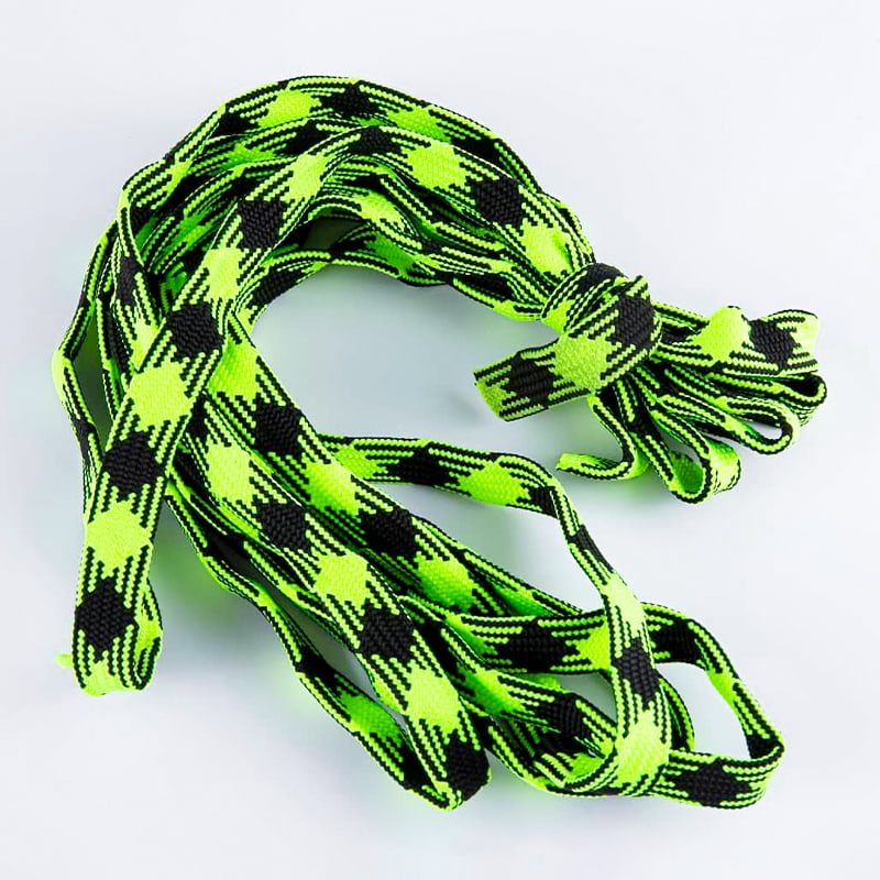 Cinta hueca de punto trenzado de poliéster de 2,2 cm con overlock de doble cara para accesorios de equipaje